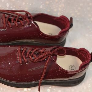 Oxford Wine Colored  Cosimoda SZ 41 /9.5  Shoe NEW